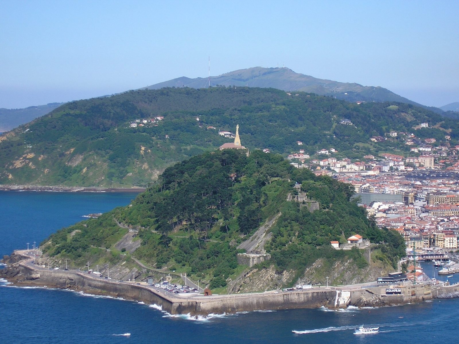 Subida al Monte Urgull, San Sebastián, Gipuzkoa